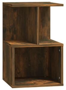 Nočný stolík tmavý dub 35x35x55 cm spracované drevo