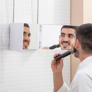 InnovaGoods Kúpeľňové zrkadlo s LED svetlom a 360º pohľadom SelfKut