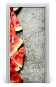 Fototapeta na dvere do domu samolepiace melón 95x205 cm