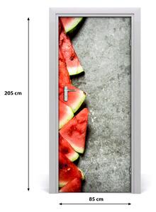 Fototapeta na dvere do domu samolepiace melón 85x205 cm