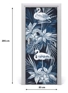 Samolepiace fototapety na dvere Kvety a Fleminga 85x205 cm