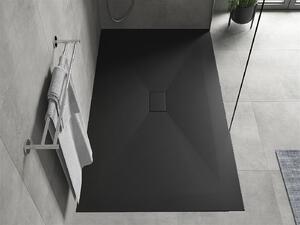 Mexen Hugo, SMC obdĺžniková sprchová vanička 150 x 100 cm, čierna matná, 42701015