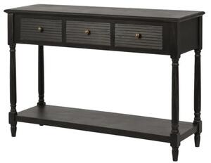 LivinHill Konzolový stolík Livorno 120 cm čierny