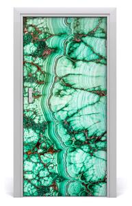 Samolepiace fototapety na dvere malachitová textúry 95x205 cm