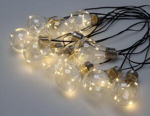 Dekoratívna LED reťaz ALVIS teplá biela, dĺžka 3m
