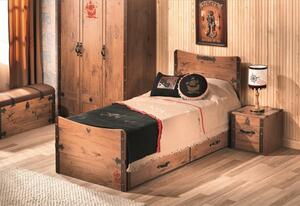 Detská posteľ Jack 100x200cm - dub lancelot
