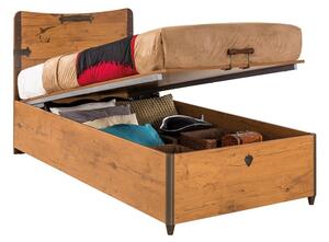 Detská posteľ Jack 90x190cm s úložným priestorom - dub lancelot