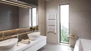 Instal Projekt Retto kúpeľňový radiátor s ventilom dekoratívny 70.8x54 cm biela RET-50/70+606400001