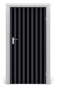 Samolepiace fototapety na dvere Čierno-biele pásky 95x205 cm