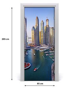 Fototapeta samolepiace na dvere Dubaj záliv 85x205 cm