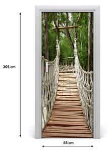 Fototapeta samolepiace na dvere Visiace most 85x205 cm