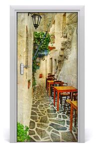 Fototapeta samolepiace na dvere Grécke krčmy 95x205 cm