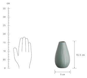 RIFFLE Váza 15,5 cm - šalvejová