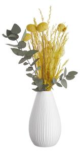 RIFFLE Váza 15,5 cm - biela