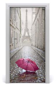 Fototapeta samolepiace na dvere dáždnik Francúzsko 95x205 cm