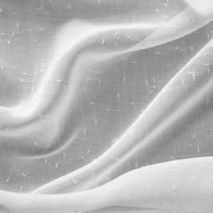 EUROFIRANY záclona s dažďovým efektom 350 cm x 250 cm biela 100 % polyester