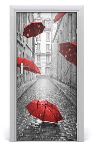 Fototapeta samolepiace na dvere dáždnik Francúzsko 95x205 cm