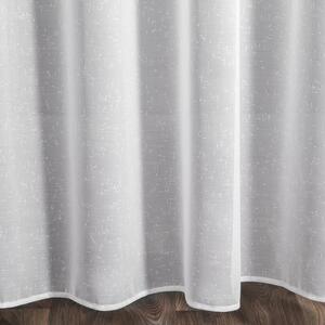 EUROFIRANY záclona s dažďovým efektom 350 cm x 250 cm biela 100 % polyester