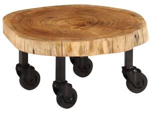 Konferenčný stolík masívne akáciové drevo 60x55x25 cm