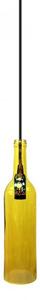 V-TAC Závesná lampa fľaša pre žiarovky E14, Žltá