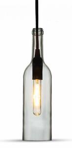 V-TAC Závesná lampa fľaša pre žiarovky E14, Číre