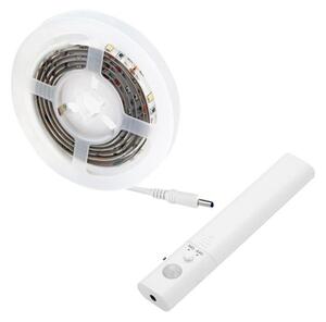 V-TAC Vodeodolný LED pás na baterky so senzorom 2835 30 SMD/m 1m bal., Teplá biela 2500 - 3000K