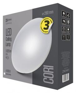 LED prisadené svietidlo Cori, kruh. biele 12W neutr.b., IP44