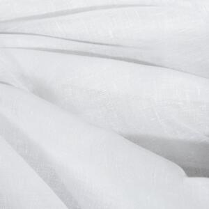 EUROFIRANY Jemná záclona s jemnou štruktúrou dažďových kvapiek 400 cm x 145 cm biela 100 % polyester Rozmer varianty: 400 cm x 250 cm, Farba varianty: Biela