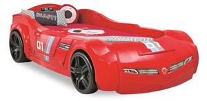 Detská posteľ auto DELUXE 90x195cm - červená