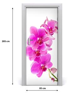 Fototapeta samolepiace ružová orchidea 85x205 cm