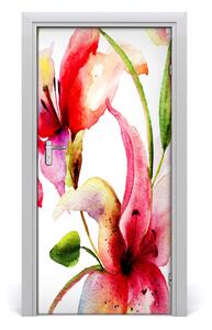 Fototapeta samolepiace kvety ľalie 95x205 cm