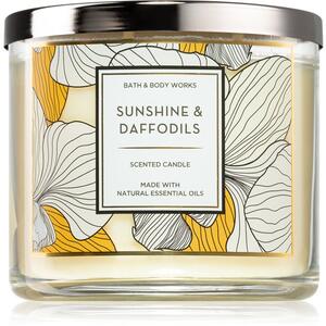 Bath & Body Works Sunshine and Daffodils vonná sviečka II. 411 g