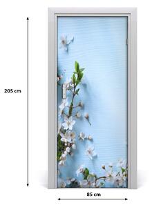 Fototapeta samolepiace kvety višne 85x205 cm