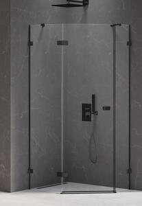 New Trendy Avexa Black sprchovací kút polomatné/priehľadné sklo EXK-3881