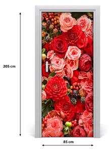 Fototapeta samolepiace kytice kvetov 85x205 cm