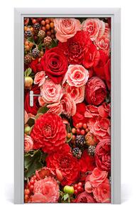 Fototapeta samolepiace kytice kvetov 95x205 cm