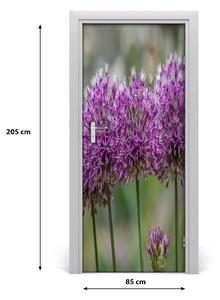 Fototapeta samolepiace kvet cesnaku 85x205 cm
