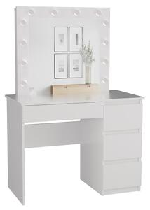 TP Living Kozmetický stolík s LED osvetlením Mijas biely