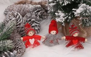 Sempro Vianočné bábiky 216-573 sada 3 kusy