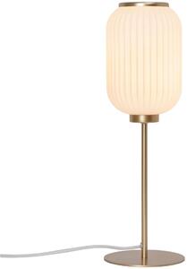 Nordlux Milford stolová lampa 1x40 W biela-mosadzná 2213225001