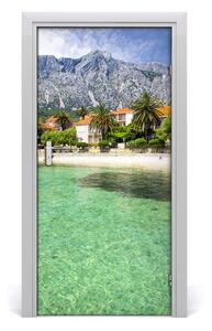 Fototapeta na dvere pláž Chorvátsko 95x205 cm