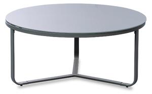KONFERENČNÝ STOLÍK, sivá, kov, sklo, 80/80/35 cm Xora - Stolíky do obývačky, Online Only