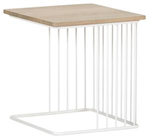 PRÍRUČNÝ STOLÍK, dub, prírodná farba, biela, farba duba Landscape - Stolíky do obývačky, Online Only