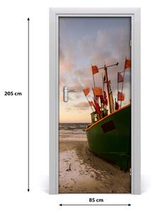 Fototapeta na dvere samolepiace rybárska loď 85x205 cm