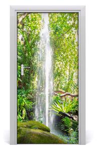 Fototapeta na dvere samolepiace vodopád džungle 95x205 cm