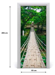 Fototapeta na dvere samolepiace visiaci most 85x205 cm