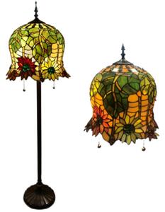 SUNFLOWER stojaca lampa Tiffany štýl 34*160