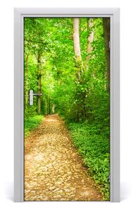 Fototapeta na dvere samolepiace chodník v lese 95x205 cm