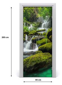 Fototapeta na dvere samolepiace vodopád džungle 85x205 cm