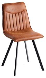 Dizajnová stolička Galinda vintage hnedá